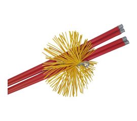 Комплект из 1 щетки D250 мм и 4 прутков D017 2 м РОССТИН КЧДИ250 