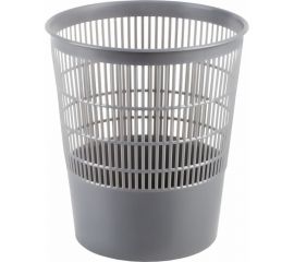 Корзина для бумаг Стамм 18 л, сетчатая, серая КР02 