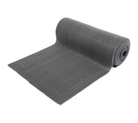 Коврик-дорожка VORTEX ПВХ Zig-Zag 8 мм 0,9х10 м, против скольжения, серый 22160 