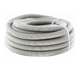 Гофрированная труба Экопласт ПНД тяжелая, с зондом, диаметр 40мм, цвет серый 21140HF-GR 