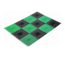 Коврик VORTEX ТРАВКА 42х56 см, черно-зеленый 23001 