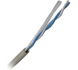 Кабель UTP, 1 пара, Кат. 5e, серый, 305м в кат., TWT-5EUTP1-GY 