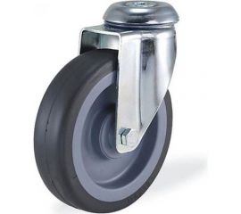 Поворотная колесная опора под болт 100 мм, 100 кг KAMA 2800-MTB-100 