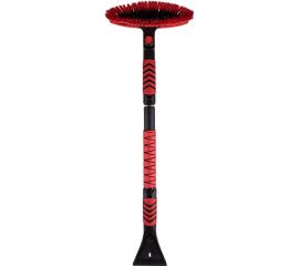 Щетка от снега со скребком SKYWAY 90-110 см МУЛЬТИЩЕТКА с распушенной щетиной, скребок, водосгон с поворотным механизмом S07801025 