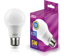Светодиодная лампа REV, LED A55 E27 5W 400Лм, 2700K, теплый свет 32344 0 