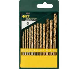 Набор сверл по металлу 13 шт, 1.5-6.5 мм, HSS с добавкой кобальта 5%, DIN 338 FIT 34015 