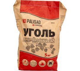 Берёзовый уголь PALISAD Camping 5 кг 69662 