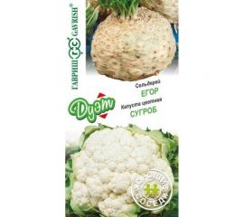 Семена ГАВРИШ Капуста цветная Сугроб 0.3 г + Сельдерей Егор 0.3 г серия Дуэт Хорошие соседи 1999948856 