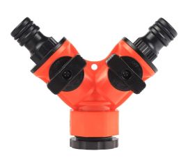 Распределитель TAP-2, пластиковый, 2-х канальный, G 3/4"" + 1/2"" Patriot 777001120 