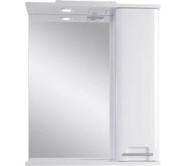 Подвесной зеркальный шкаф для ванной комнаты Sanstar уника 60 белый 370.1-2.4.1 