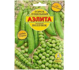 Семена Аэлита Горох овощной Ползунок Лущильный, 25 г 4601729044854 