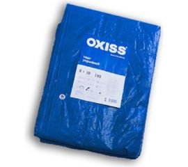 Тент укрывной 180 г/кв.м, 8x10 м, синий Oxiss 4630025420666 