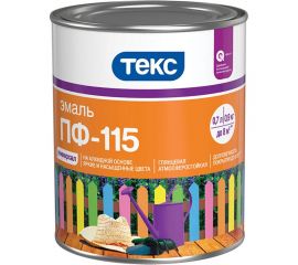 Эмаль Текс универсал ПФ-115 синяя 0,9 кг 19217 