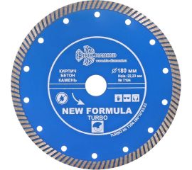Диск алмазный о??резной Турбо New Formula (180х22.23 мм) TRIO-DIAMOND T104 