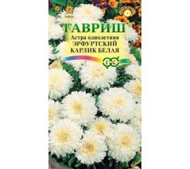 Семена ГАВРИШ Астра Эрфуртский карлик Белая, однолетняя, 0.3 г 001129 