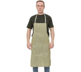 Брезентовый фартук ООО ЛидерТекс Ф-01 плотность 400гр, с карманом (арт.11235) 4670070000932 