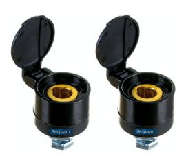 Панельная розетка 35-50 2 шт, защитная крышка энаргит П35-50-2-ЗКП 