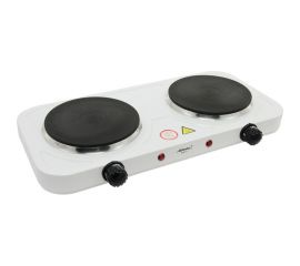 Двухконфорочная электроплитка Atlanta ATH-1739 white 