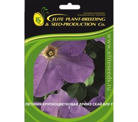 Семена ELITE PLANT-BREEDING & SEED PRODUCTION Co. Петуния крупноцвет дримз скай блу f1 70 шт эс мини 1999943405 