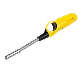 Бытовая газовая пьезозажигалка СОКОЛ СК-302W желтая, с гибким стержнем 61-0964 