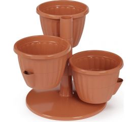 Цветочный горшок ЗПИ Альтернатива Каскад 0,7 л, терракотовый М8068 