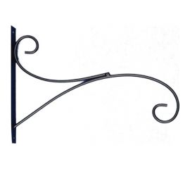 Держатель-крючок для подвесных кашпо ООО КЗНМ черный 530107 