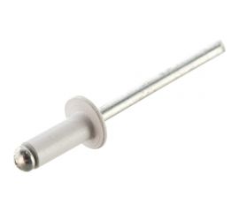 Вытяжная заклепка крепежная техника 4,0x10 белая ral 9003 50 шт. 59400 