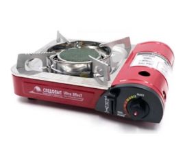 Настольная газовая плита Следопыт UltraEffect с переходником PF-GST-IM03 