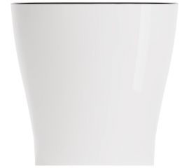 Цветочный горшок ЗПИ Альтернатива Лея 3.6 л, двойной, белый М7929 