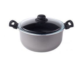 Кастрюля SCOVO диаметр 20 см 2.5 л стеклянная крышка СД-006 