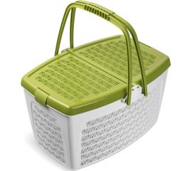 Корзина для пикника Martika Конти 23 л, с крышкой С731 