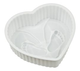 Силиконовая форма для тортов и пирогов S-Chief 17.5x17x6 см пяточки 553597 