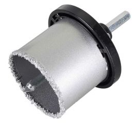 Набор коронок алмазных по керамической плитке 33-53-67-73 мм Вихрь 73/10/9/4 