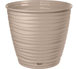 Горшок для цветов Idiland saffron 9.1 л, с поддоном, бежевый 692216104БЖ 221610427/01 
