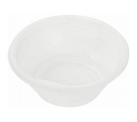 Одноразовые суповые тарелки ЛАЙМА СТАНДАРТ 50шт, 0.6л, белые, ПП, холодное/горячее 606710 