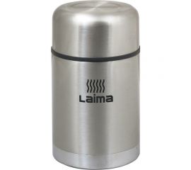 Термос с широким горлом ЛАЙМА 0,8л, нержавеющая сталь, 601408 