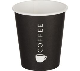 Одноразовый бумажный стакан ООО Комус Total Black 200 мл, черный, 50 шт 1553724 