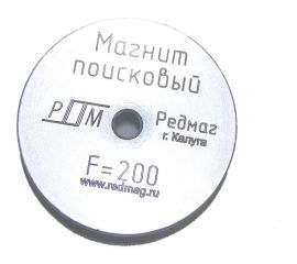 Поисковый односторонний магнит Редмаг F200 