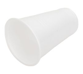 Одноразовый пластиковый стакан ООО Комус Эконом 200 мл, белый, 100 штук 145594 