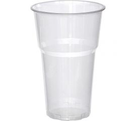 Одноразовый пластиковый стакан ООО Комус Бюджет 500 мл, прозрачный, 50 штук 661986 
