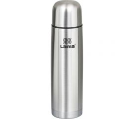Классический термос с узким горлом ЛАЙМА 0.5 л, нержавеющая сталь 601412 