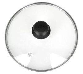 Стеклянная крышка Regent Inox с металлическим ободом и пароотводом, 26 см 93-LID-01-26 