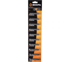 Набор бит PH2 50 мм, 10 шт. Вихрь 73/6/6/1 