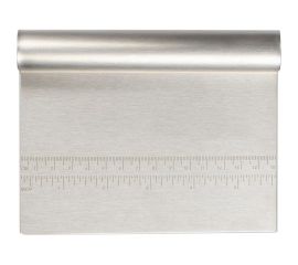 Кондитерский скребок S-Chief металл 15x11.5 см с разметкой 589130 
