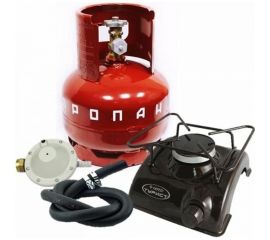 Газовая туристическая плита НЗГА ПГТ-1 Б с РДСГ 1-1.2 и ВБ-2 00000000526 