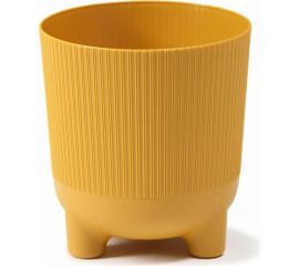 Кашпо на ножках LAMELA Sp.z o.218 ARIA jumper 18х19.5 см, горчичное 066177 