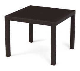 Садовый стол WORKY ротанг, 94x94x74 см, мокко ARD257736 