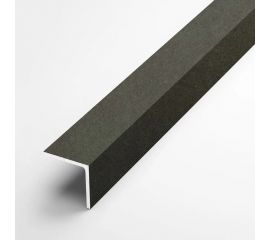 Декоративный алюминиевый угол Лука 20x20x1,5 мм, бетон темный УТ000077757 