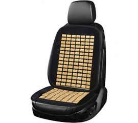 Массажная накидка на сиденье SKYWAY Massage-01 бамбук/полиэстер, черно-бежевый S01302035 