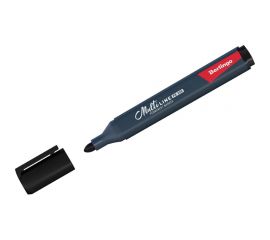 Перманентный маркер BERLINGO Multiline PE320 черный, пулевидный, трехгранный, 3 мм BMc_17201 